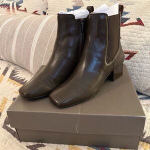 Franco Sarto Waxton Dark Brown Ankle Booties